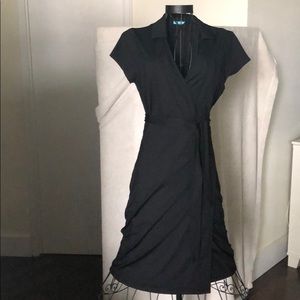 J McLaughlin Black Wrap Dress